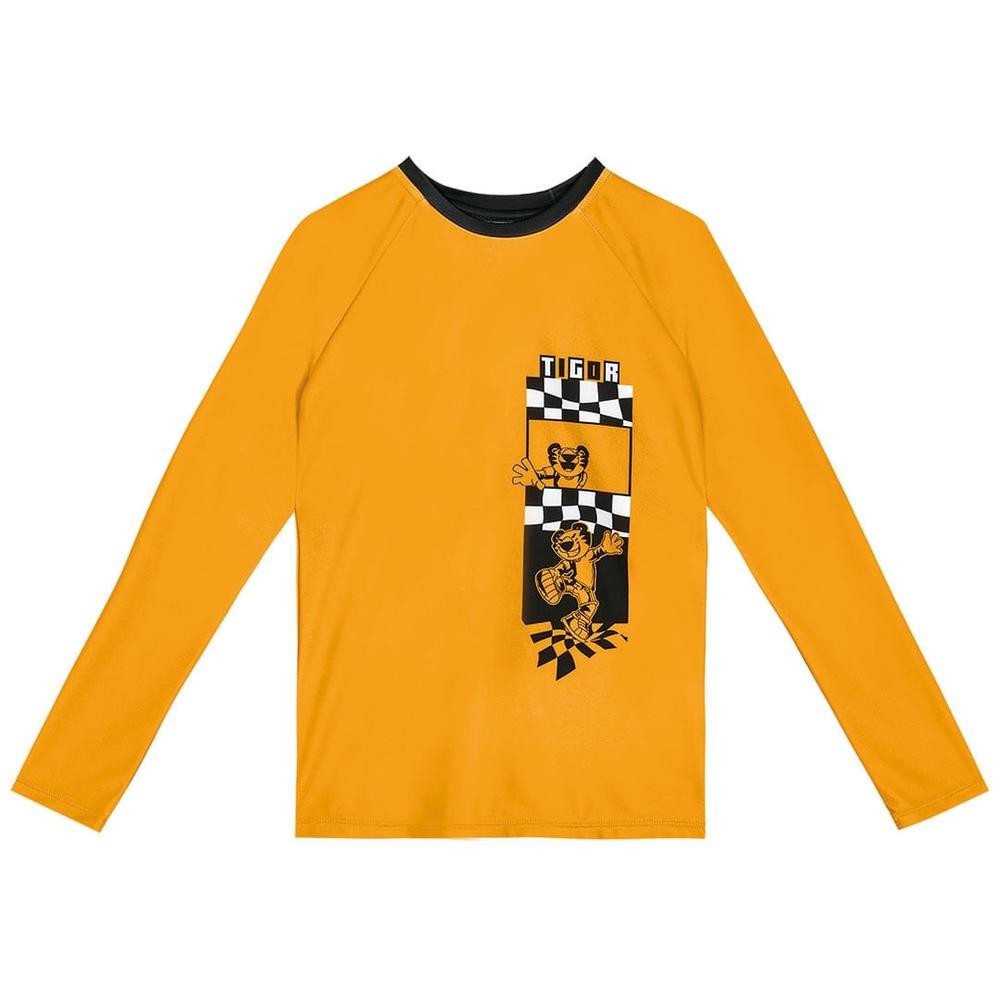 Camiseta Manga Longa Com Proteção UV Menino Tigor