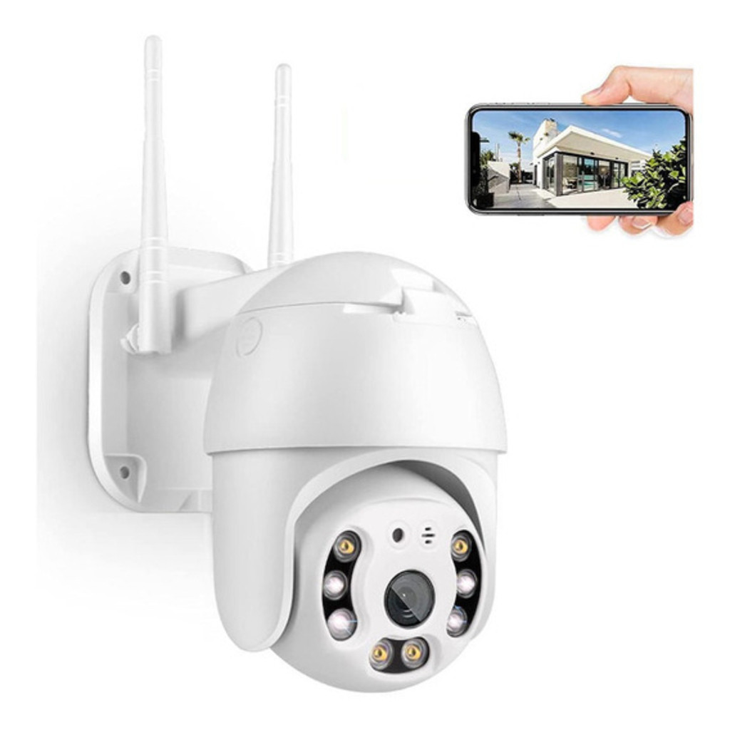 Câmera De Segurança wi-fi externa À Prova D'água full hd yoosee ou icsee gira 360 speed dome - Bivolt — imagem 2 de 2