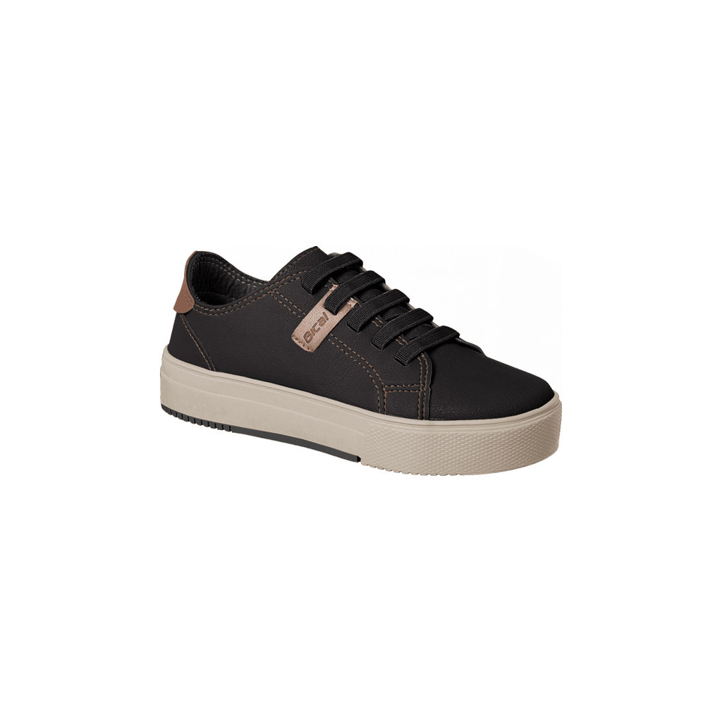 Tênis Infantil Masculino Bical Street Elástico Preto - Baby & Kids Fashion