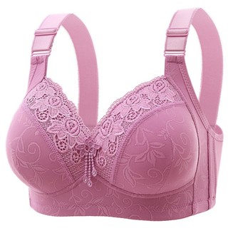 Novo Sutiã De Renda Feminino Peito Confortável E Respirável De Reforço Grande Básico Soutien em Oferta na Shopee
