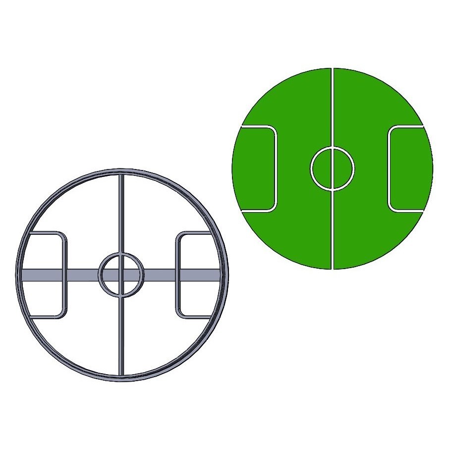 CORTADOR CAMPO DE FUTEBOL CIRCULAR