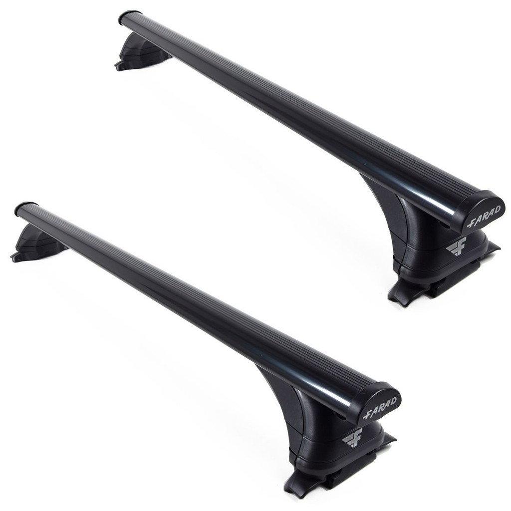Rack De Teto Farad Bagageiro Iron2 Aço Preta 110cm Link Frontier 2017 em Diante