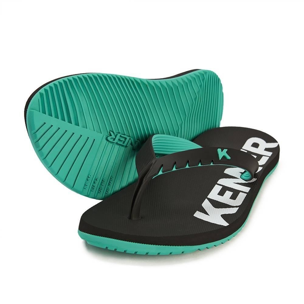 Chinelo Kenner Red Masculino - Preto e Verde - Men Shoes