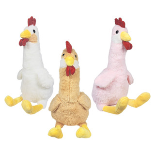 Galinha De Pelúcia Peludinha Sentada 33Cms em Oferta na Shopee