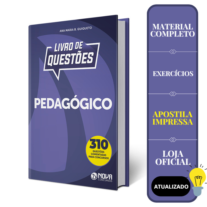 Imagem Livro de Questões Pedagógico