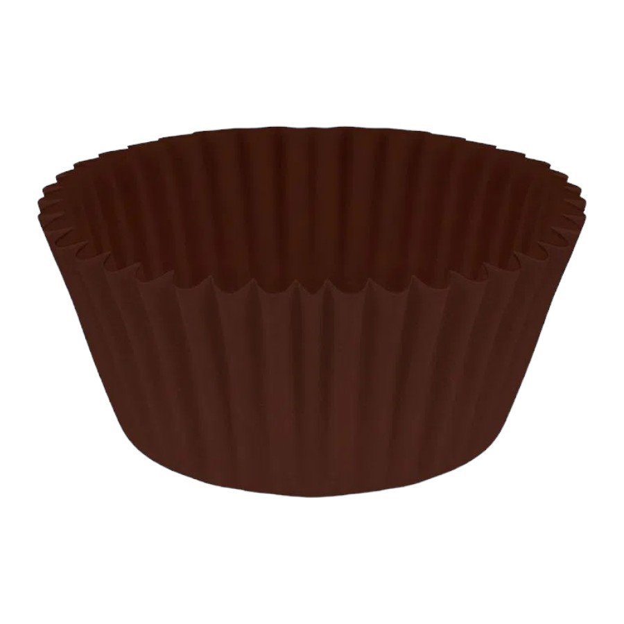 Forminha Gourmet Impermeável para Doces - Marrom - 100 unidades - Regina - Rizzo - Home & Living