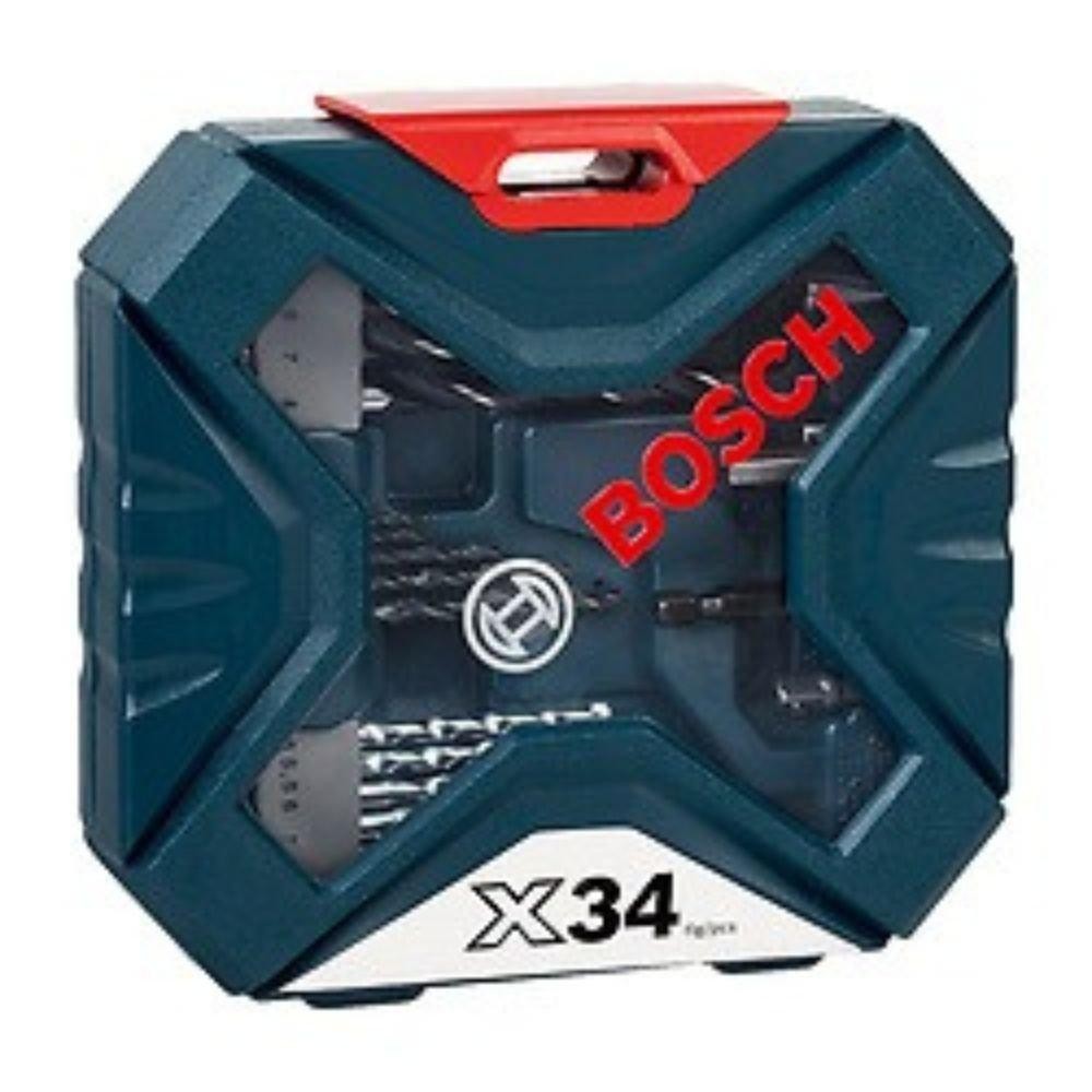 Jogo de Pontas e Brocas X-Line com 34 Peças e Maleta - BOSCH em Oferta na Shopee