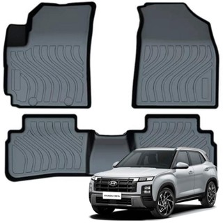 Tapete automotivo bandeja de borracha para Hyundai Creta Conjunto 3 peças Ekap em Oferta na Shopee