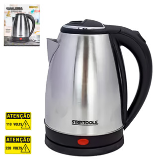 Jarra Chaleira Elétrica Térmica Big Star Plus Inox 2 Litros Inox 127V E 220V Casa Cozinha