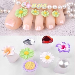 BJIA 8 Pçs Separador De Dedos De Silicone Para Cuidado Com As Unhas/Ferramenta Pedicure