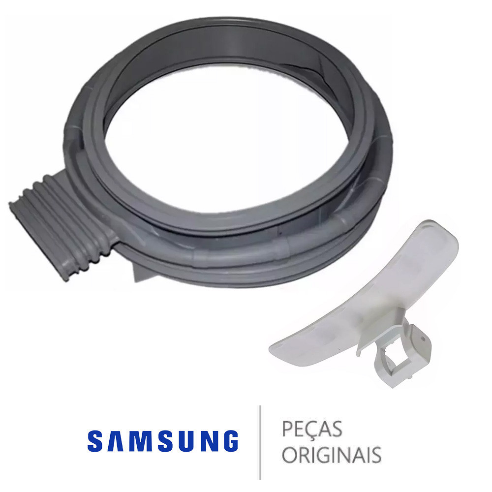 KIT GUARNIÇÃO E PUXADOR DA PORTA LAVA E SECA SAMSUNG