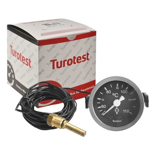 Marcador Temperatura Mecanico Cummins 52mm 1,80mts De Cabo