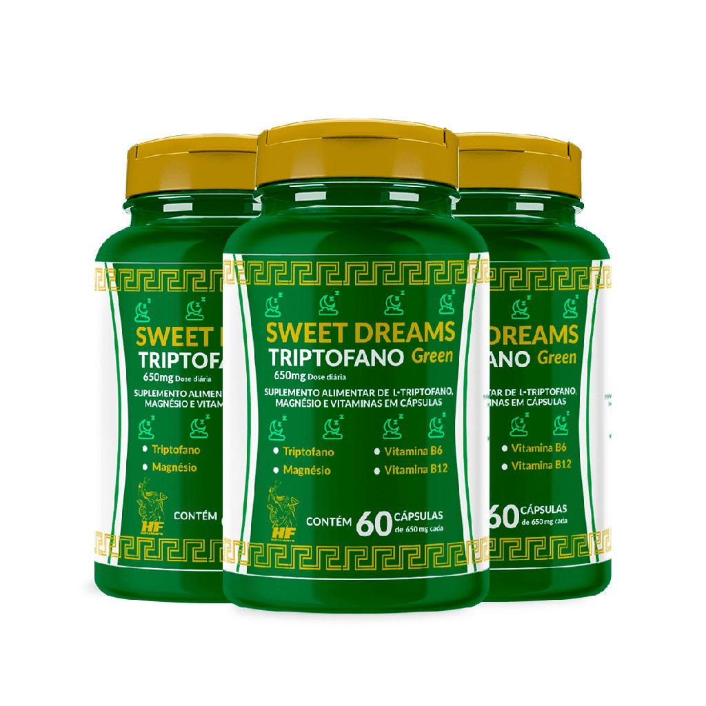 3X TRIPTOFANO SWEET+VITAMINAS+MAGNÉSIO 60CAPS