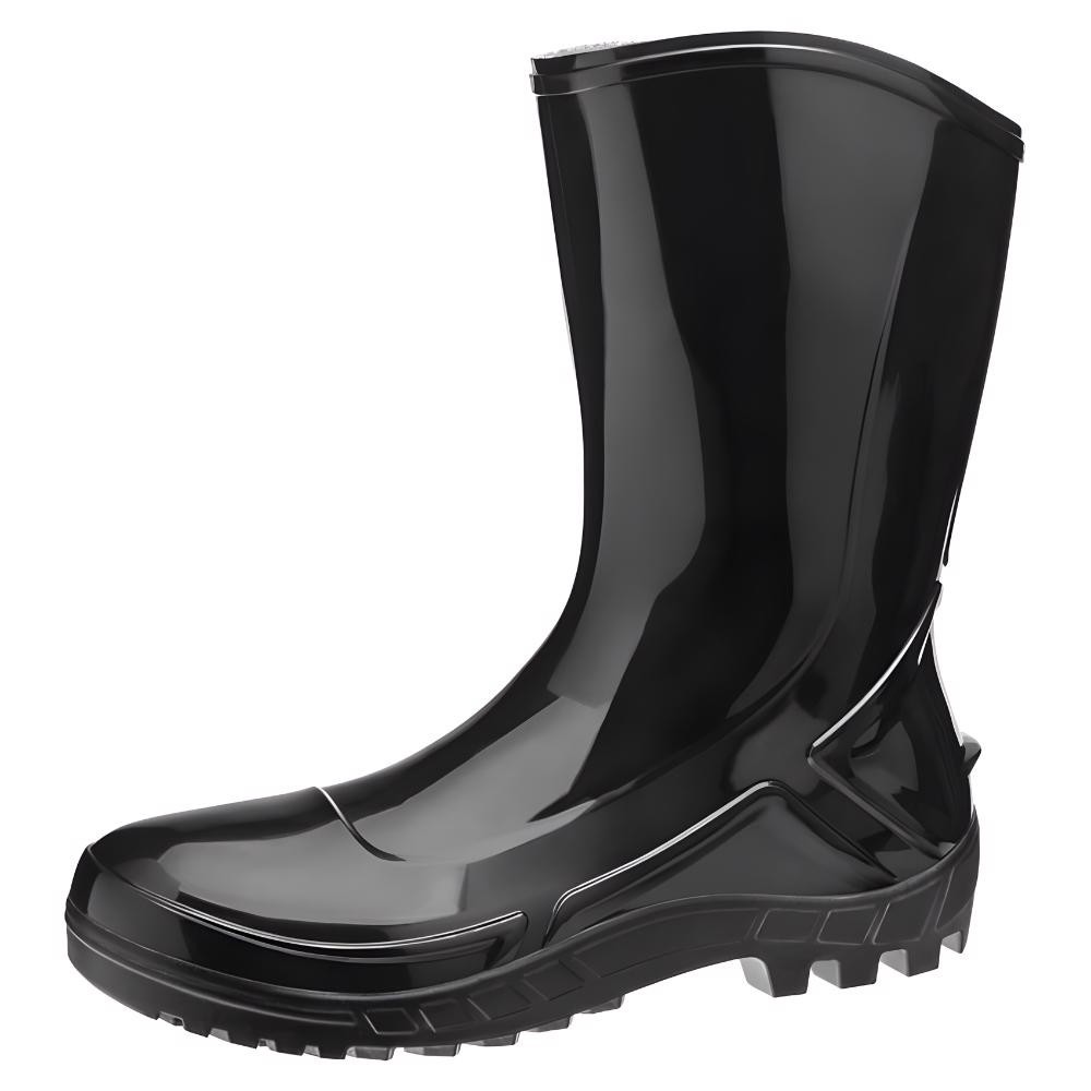Bota Pvc Galocha Cano Médio Preta 700453 MARLUVAS - Men Shoes