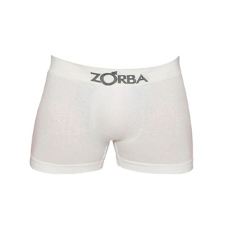 Kit 4 Cuecas Boxer Zorba Algodão Branca Sem Costura 781
