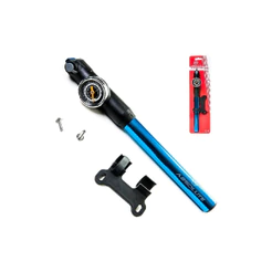 BOMBA DE AR PORTÁTIL ABSOLUTE MINI COM MANÔMETRO 120 PSI