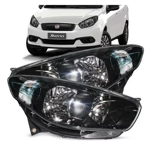 Farol Fiat Grand Siena Fumê 2012 2013 2014 2015 16 17 a 2022