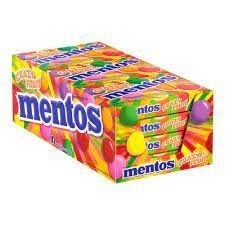 DROPS MENTOS BOX C/12 CRAZY FRUIT