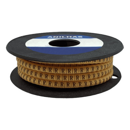 350un Anilha Identificador Marcador Cabos Fios Ec-3 Para Cabos de 6 A 10mm Letras A-Z