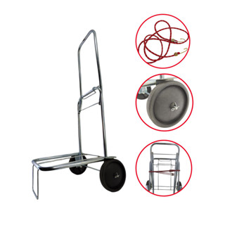 Carrinho Mão Bagagem Mala Dobrável Caixa Cesta Básica C/Elástico em Oferta na Shopee