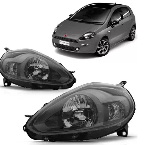 Farol Punto 2013 2014 2015 2016 2017 Mascara Cinza