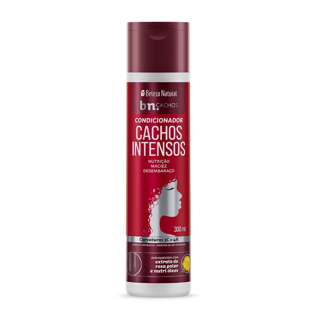 Condicionador Beleza Natural Cachos Intensos 300ml bn.Cachos