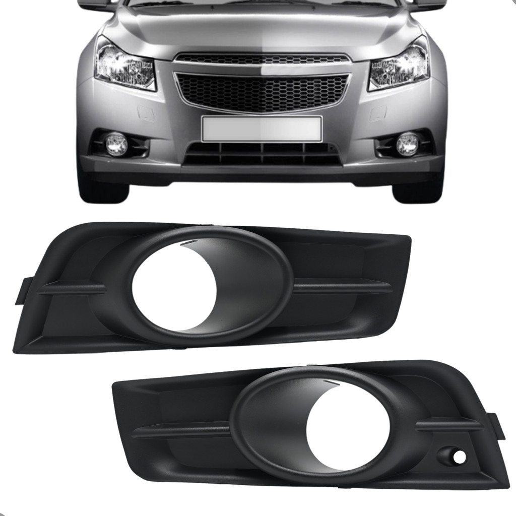 02 Grade Farol Milha Parachoque Moldura Cruze 2010 2011 2012 A 2015
