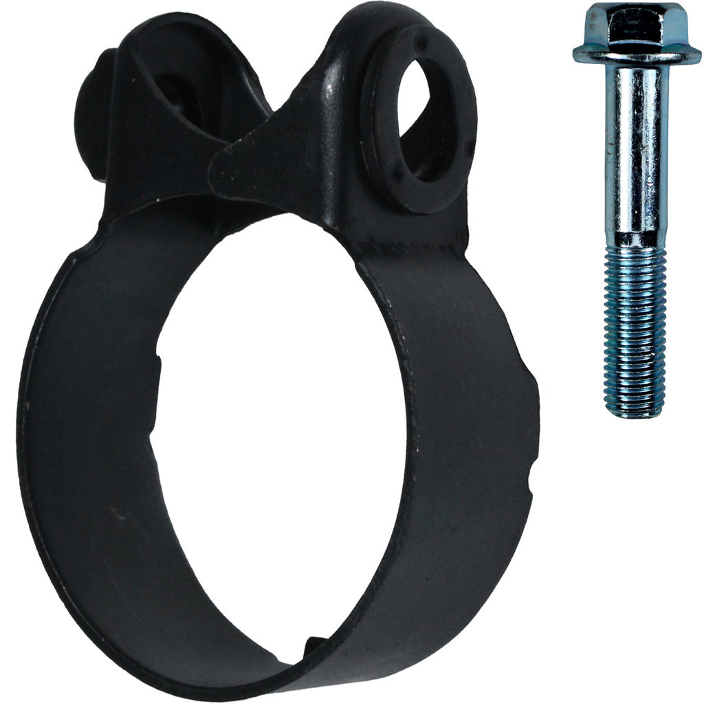 Abraçadeira braçadeira do escape NXR125 NXR150 Bros 2003 a 2008 CRF150 CRF230 2007 a 2020 com parafuso em Oferta na Shopee