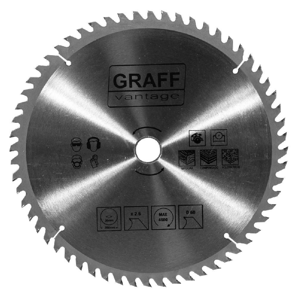 Serra Circular C/ Pastilha De Metal Duro P/ Madeira 12''60d (579,0016) - Graff Vantage