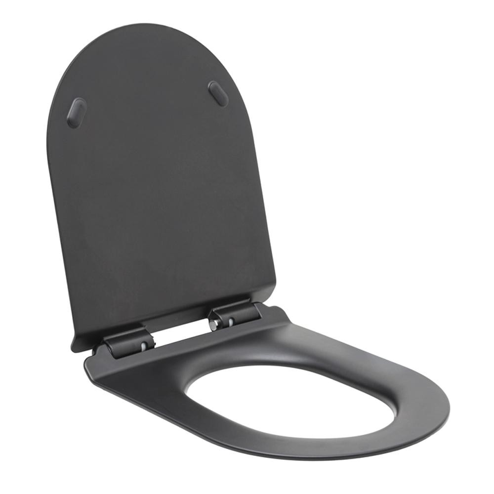 Assento Termofixo com Soft Close para Vaso Sanitário Amazonita Pingoo - Preto em Oferta na Shopee