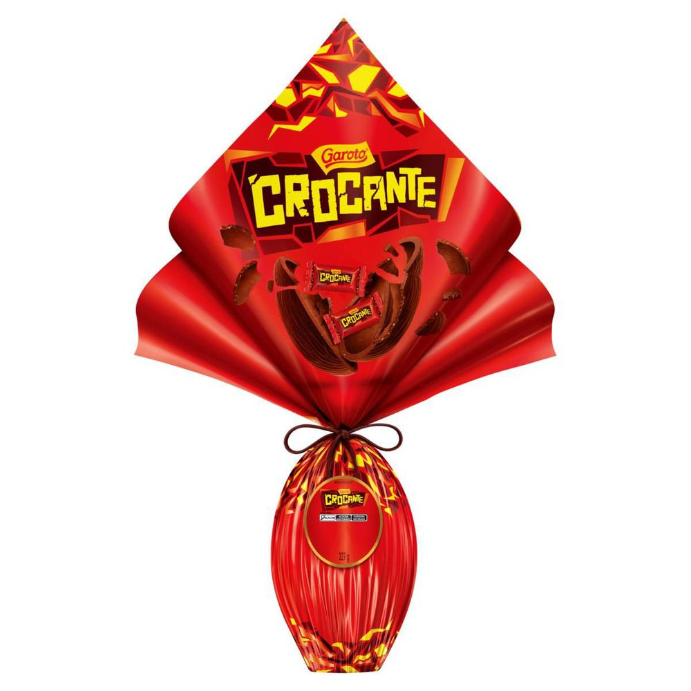 Ovo De Páscoa Crocante Ao Leite Nestlé 227g em Oferta na Shopee