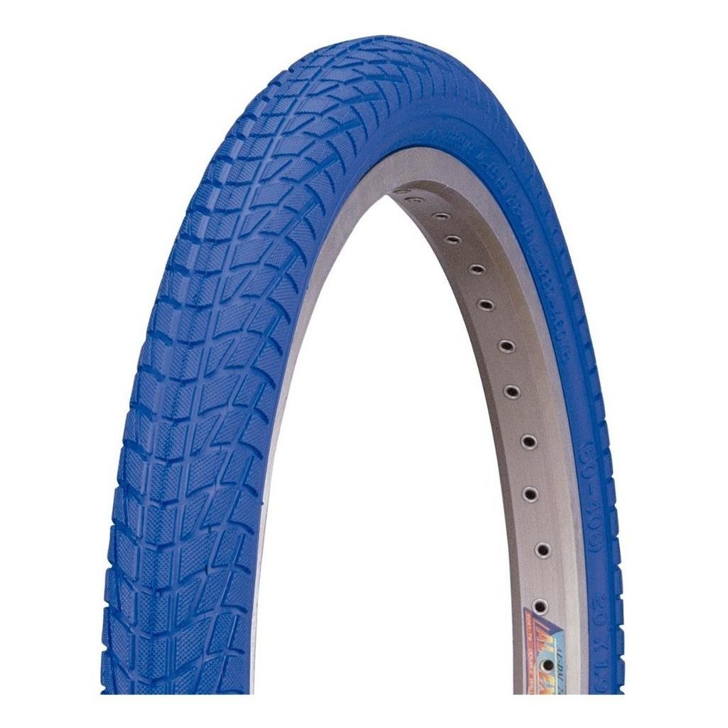 Pneu Bicicleta 20x1,95 Bmx Cross Freestyle Azul Ou Vermelho