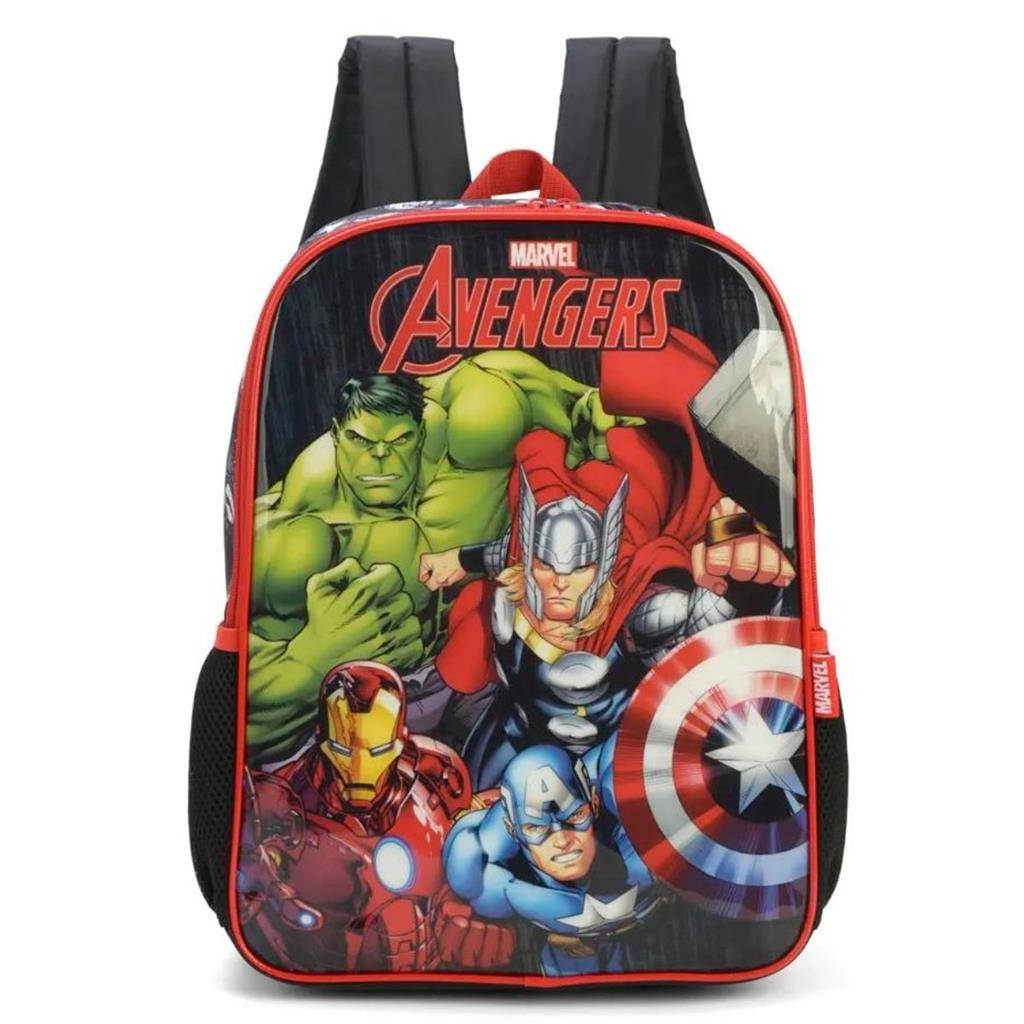 Mochila Costas Vingadores Hulk Homem De Ferro Thor Marvel