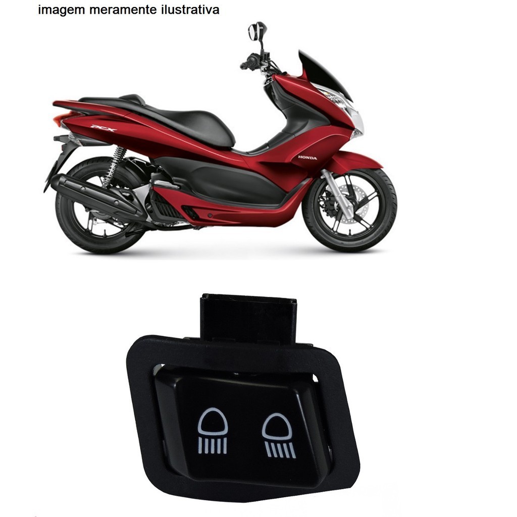 Botao Interruptor Farol Alto E Baixo Honda Pcx 150