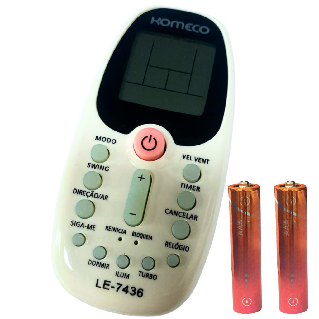 Controle remoto para ar condicionado midea / comfee / komeco