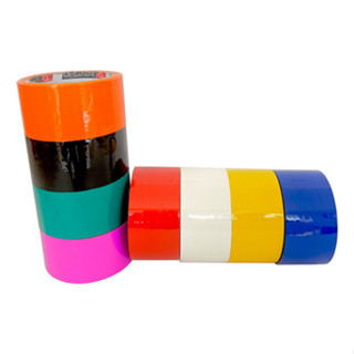 Kit Fita Adesiva 5pcs Coloridas 48mmx40m Larga Embalagem Caixa ferramentas marcação objetos durex em Oferta na Shopee