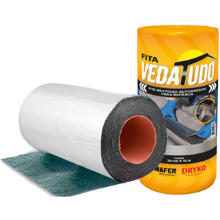 Manta Asfáltica Aluminizada Telhado Auto Adesiva- 30cm X 10m