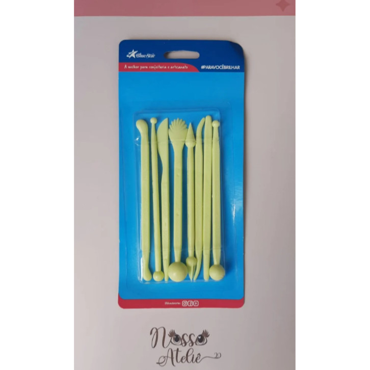 Kit Jogo Estecas 8 Peças  (Blue Star)// - Home & Living