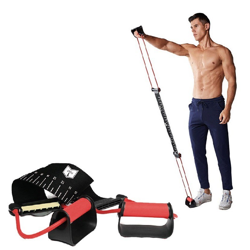 Elástico Multifuncional com Puxador Treino De Força Apoio Para Flexão