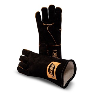 Luva de raspa para solda com reforço- Heavy Duty Black Esab