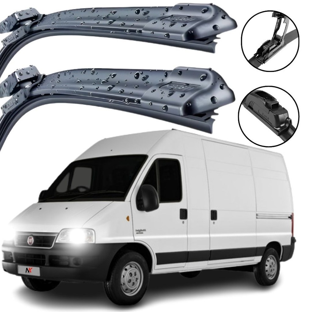 Par Palheta Limpador Parabrisa 22" Fiat Ducato 1997 á 2018