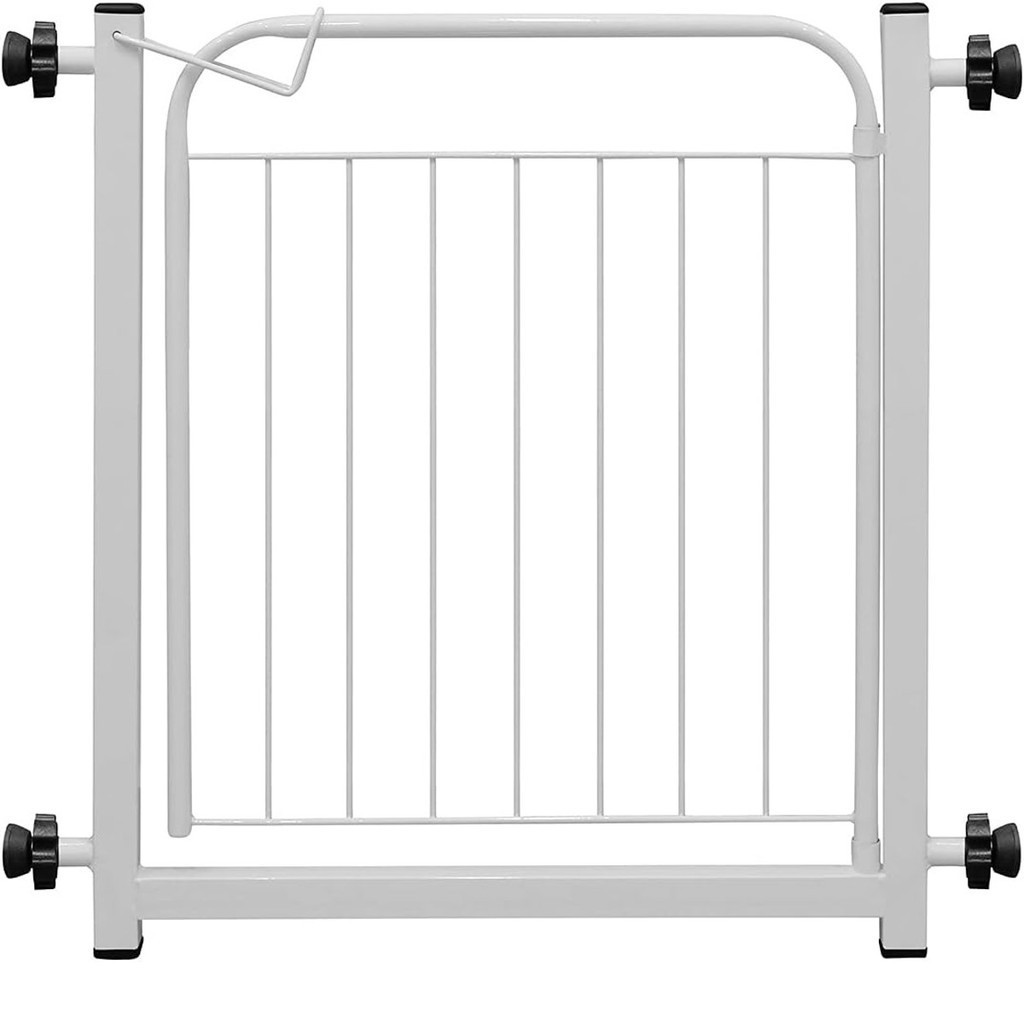 Portão Portãozinho 69cm Pet Portátil Dobrável Branco