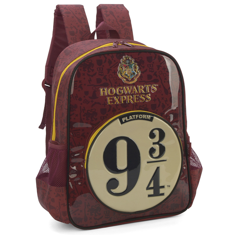 Mochila De Costas Escolar Harry Potter Hogwarts 9 3/4 Luxcel em Oferta na Shopee