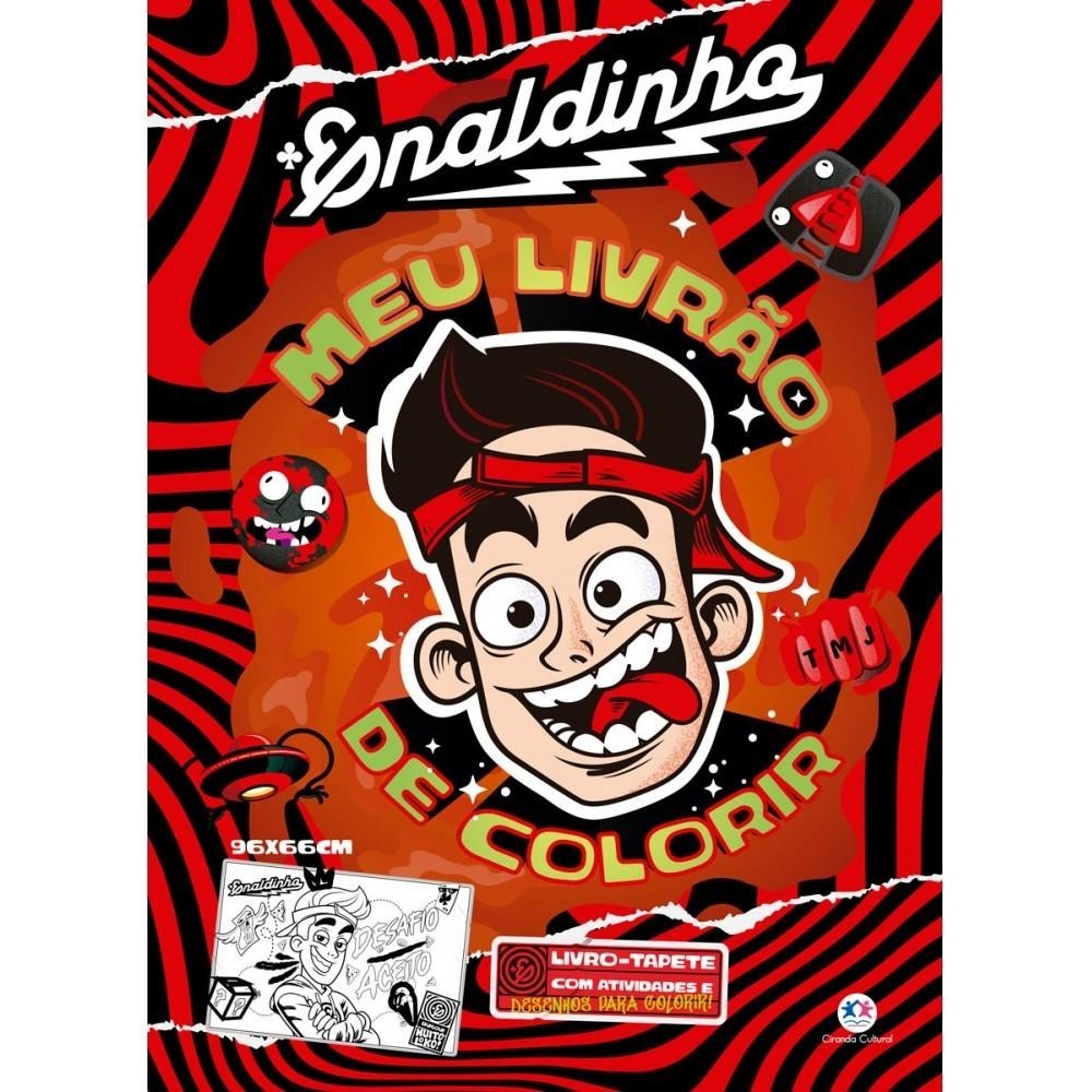 Livro tapete Enaldinho - Meu livrão de colorir em Oferta na Shopee