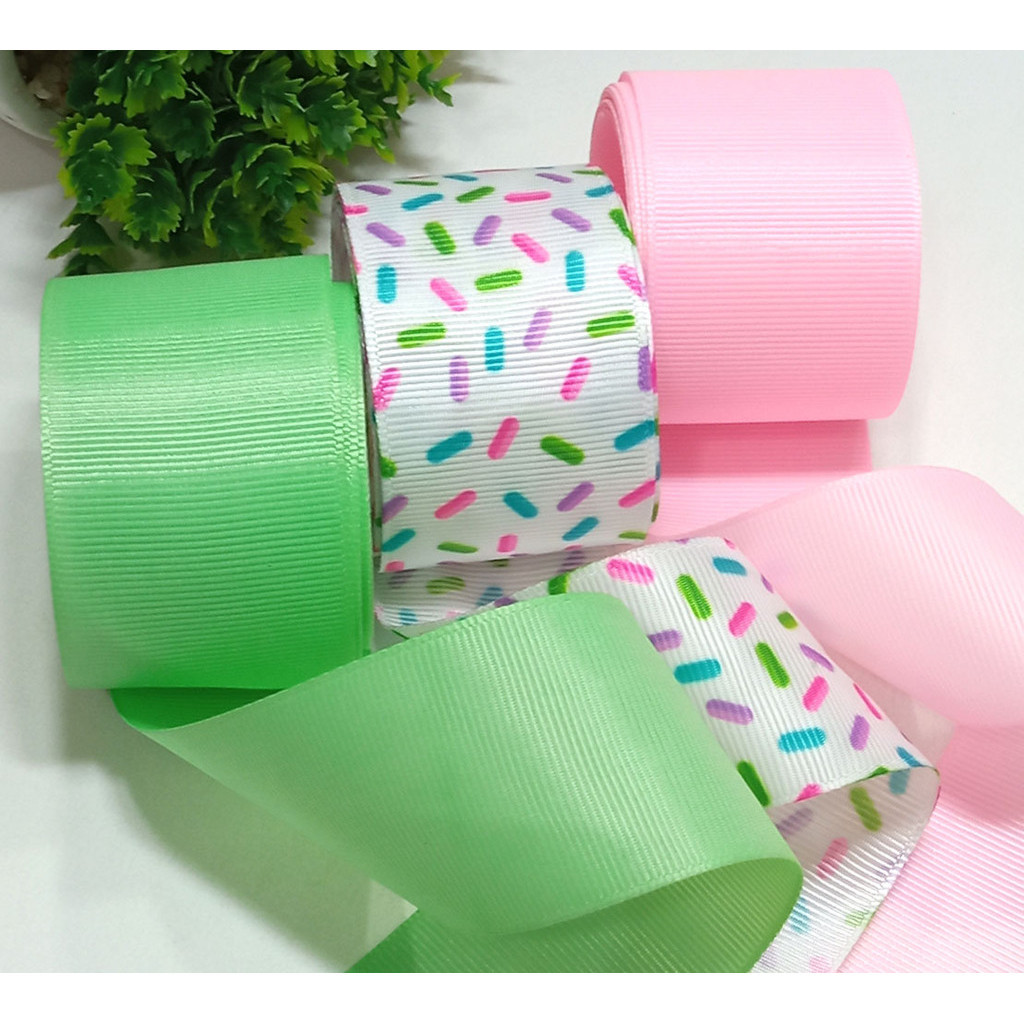 Kit de Fita Gorgorão Granulado 9 metros  para Laços e Artesanato em Oferta na Shopee