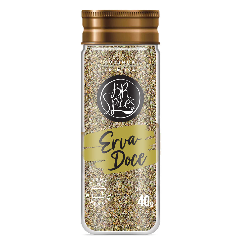 Erva Doce BR Spices Vidro 40G em Oferta na Shopee