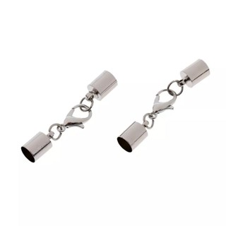 25 Fecho Lagosta 10mm-50 Terminal Colagem 5mm e 100 elo Prata 5mm em Oferta na Shopee