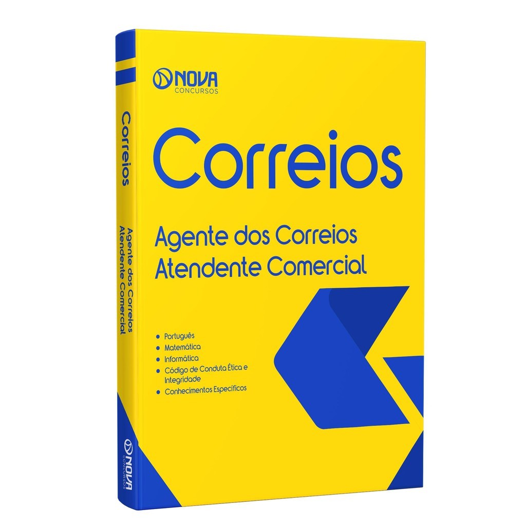 Imagem Apostila CORREIOS - Agente dos Correios - Atendente Comercial