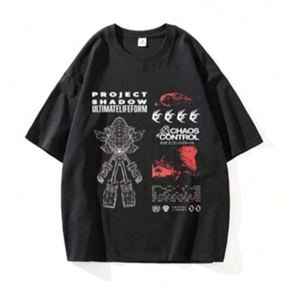 Camiseta Unissex Soniic Shadow Video Game Masculino Feminino 100% Algodão em Oferta na Shopee