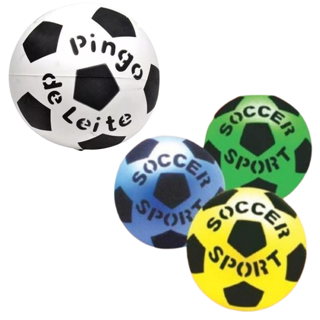 Kit 50, 60, 70, 80, 90, 100 ou 112 Bola Futsal Futebol Salão Com Pinos Pingo de Leite Soccer Sport